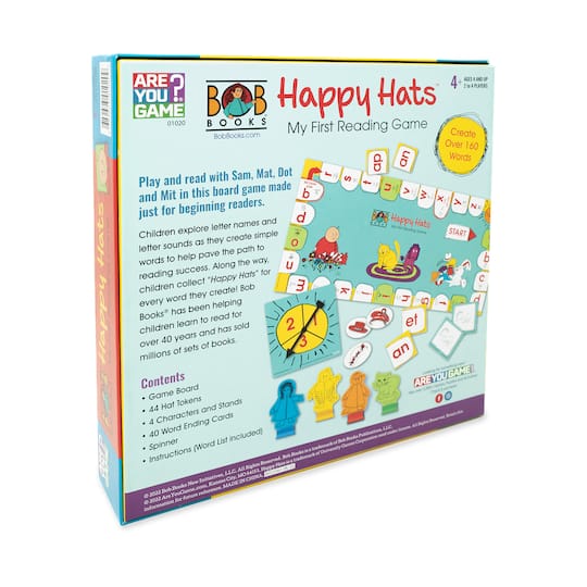 Bob Books Happy Hats My First Reading Game